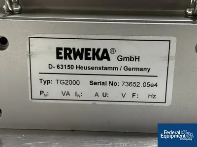 USED Erweka Erweka All Purpose System, Model AR 402, with Coating Pan, Crusher and Y Blender