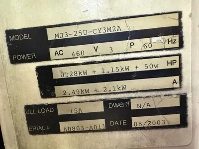 2003 MATSUI MJ3-25U PLASTICS DRYER | Machinery Network (7)