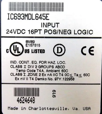 USED GE FANUC IC693MDL645E INPUT MODULE