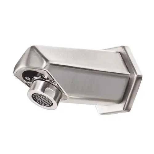 Krowne 16-675 Wall Mount Electronic Faucet - Single Hole, Fixed Spout, Satin Finish