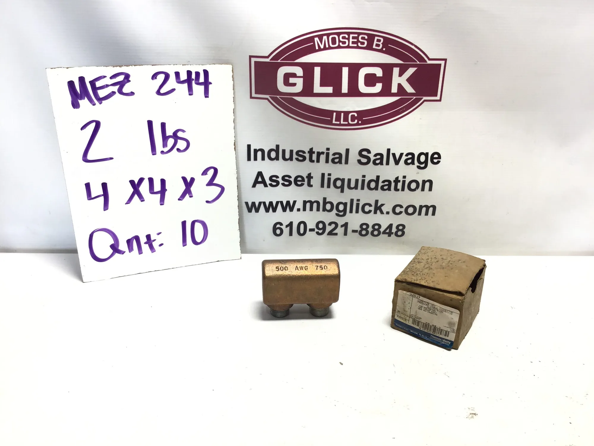 Thomas & Betts 32517 Locktite Connector Series T-35, 500-750 AWG Copper Cable