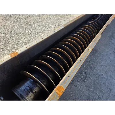Used 18" X 20' L Thomas Conveyor Holo Flite Thermal Screw Auger Processor Dryer