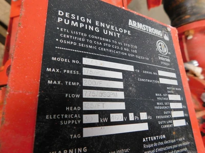 Used Armstrong NA Pumps Ohio US | Equipment Recovery Corp. #1329640