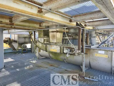 USED DAVENPORT 11X70 ROTARY STEAM TUBE DRYER