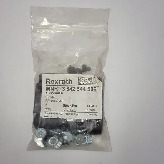 New | in-Stock REXROTH REXROTH HINGE MNR 3 842 544 506 Misc Electrical & Power Parts | ND Industrial Surplus #1218736