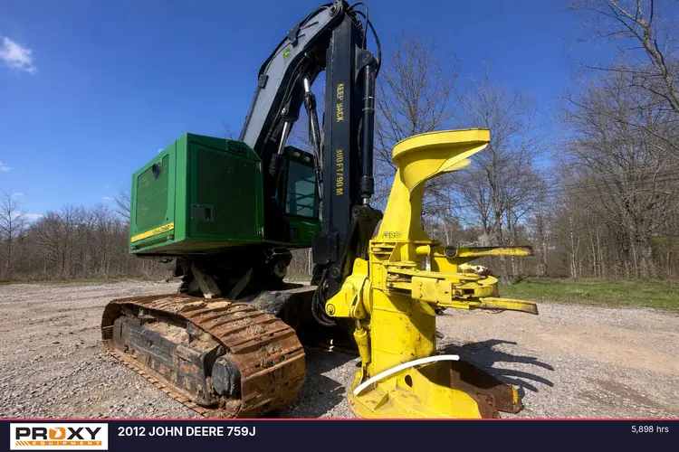 Used 2012 JOHN DEERE 759J Feller Bunchers Louisiana US | Proxy Equipment #1388654