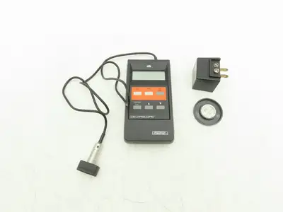 Fischer Deltascope MP2 Coating Thickness Digital Gage Metal Style V-Groove Probe