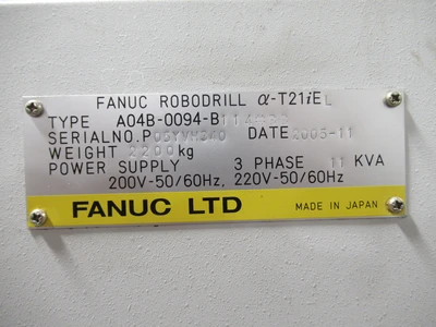 Used FANUC ROBODRILL ALPHA T21IEL Drilling & Tapping Centers Minnesota US | Machinesused.com #1445800