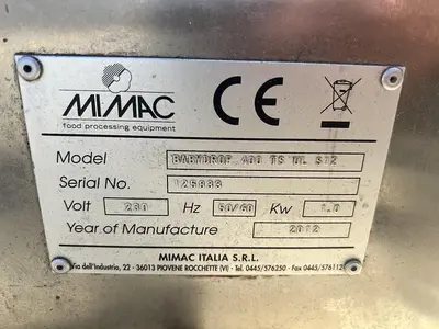 USED 2012 MIMAC SUPREMA BABYDROP 400 TS UL S12