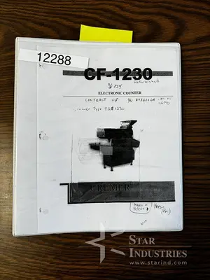 Used CREMER CF-1230 Tablet/Capsule Counters | Star Industries #1254172