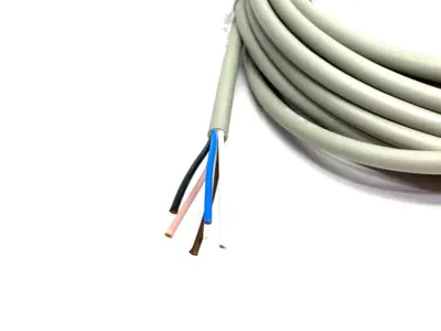 USED LUMBERG AUTOMATION, BELDEN L-CODED M12 SINGLE ENDED POWER CABLE 10M