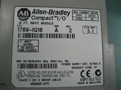 USED Allen-Bradley 1769-L30