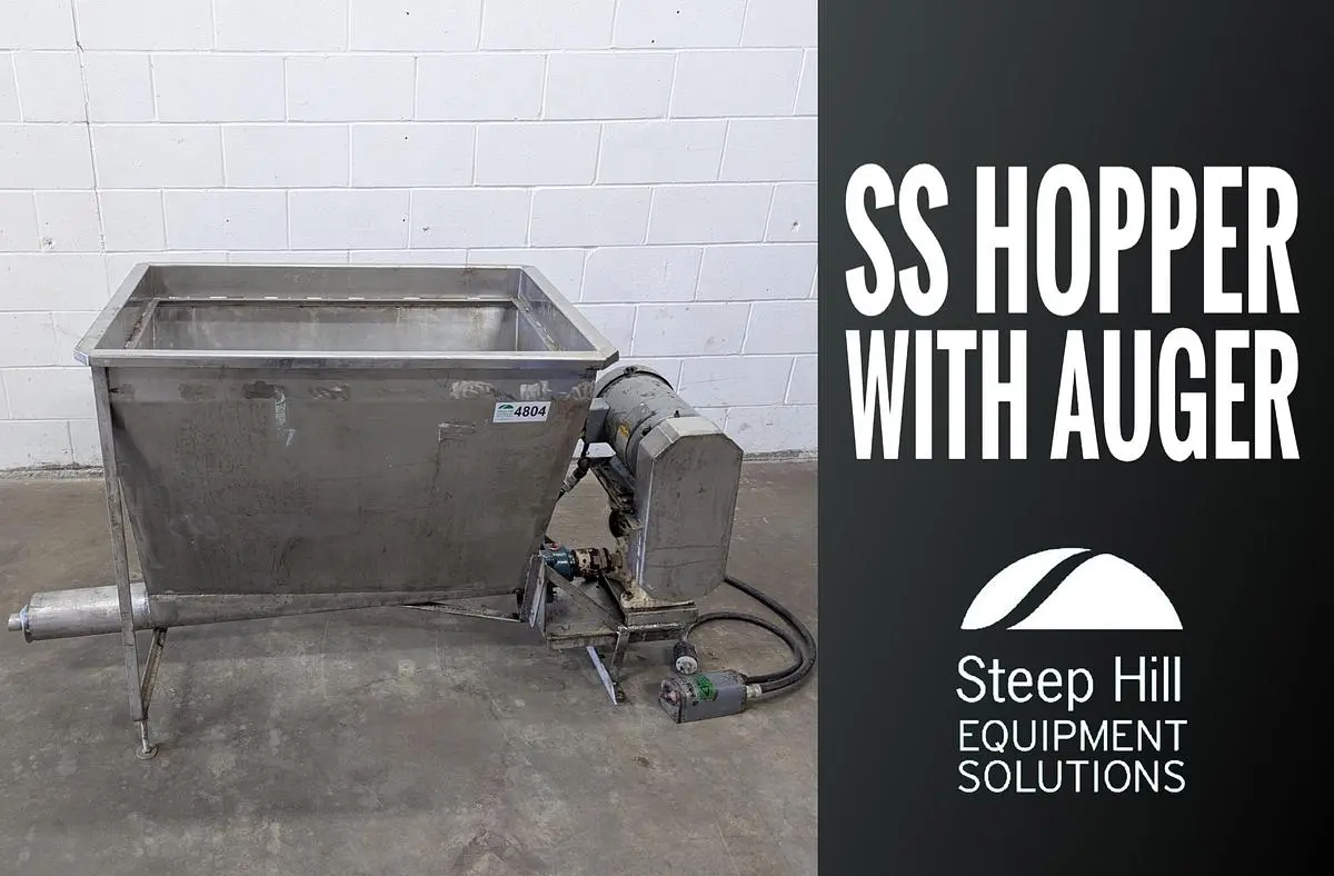SS Hopper with Auger