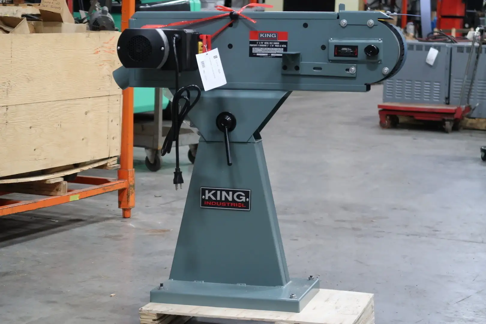 New | in-Stock KING CANADA KC-379MS Belt Grinders Including Sanders British Columbia CA | Lenmark #837989