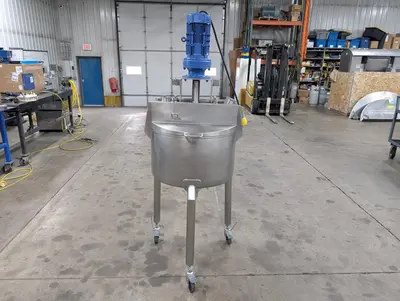 SS Single Wall 30 Gal. Mix Tank