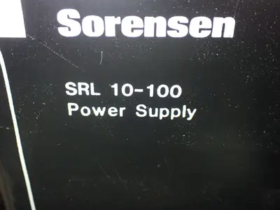Used SORENSEN SRL10100 DC Power Supplies Ohio US | HGR 24 #941830