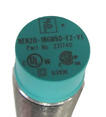 NEW PEPPERL+FUCHS 231740 INDUCTIVE SENSOR NEN20-18GM50-E2-V1