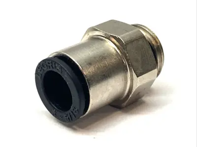 New | in-Stock Legris Push to Connect Male Connector 1/4" NPT 8mm Tube Dia. LOT OF 3 Parts (Hydraulics and Pneumatics) Michigan US | Maverick Industrial Sales #1391677