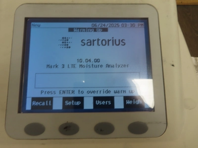 used Sartorius Moisture Analyzer, Mark 3