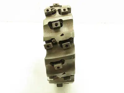 RK Tool Dijet SMC8.024-11020L Indexable Face Mill 24-Insert Triple Cutter 8" RH