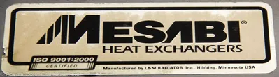 NEW MESABI HEAT EXCHANGER