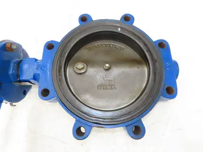 Keystone AR2 Lug Butterfly Valve 8" w/Handle CF8M Disc 175 PSI