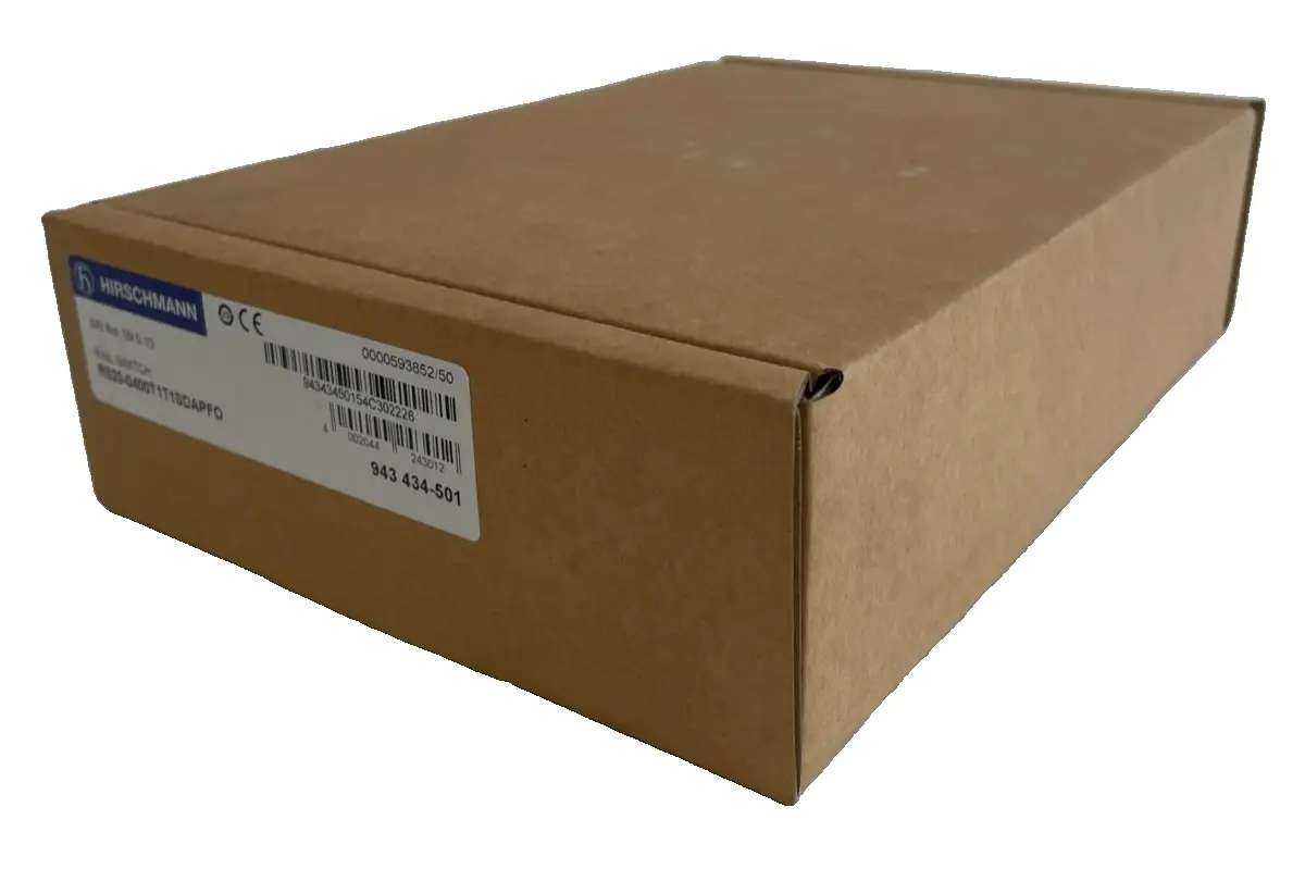 NEW HIRSCHMANN RS20-0400T1T1SDAPFO RAIL SWITCH 943 434-501