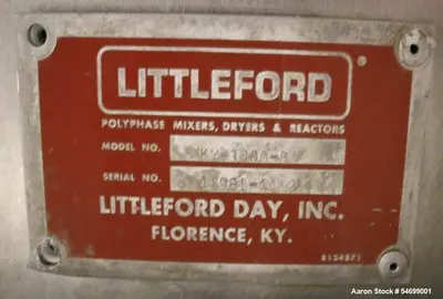 Used LITTLEFORD KM-3000-D Mixers Illinois US | Aaron Equipment #1539990
