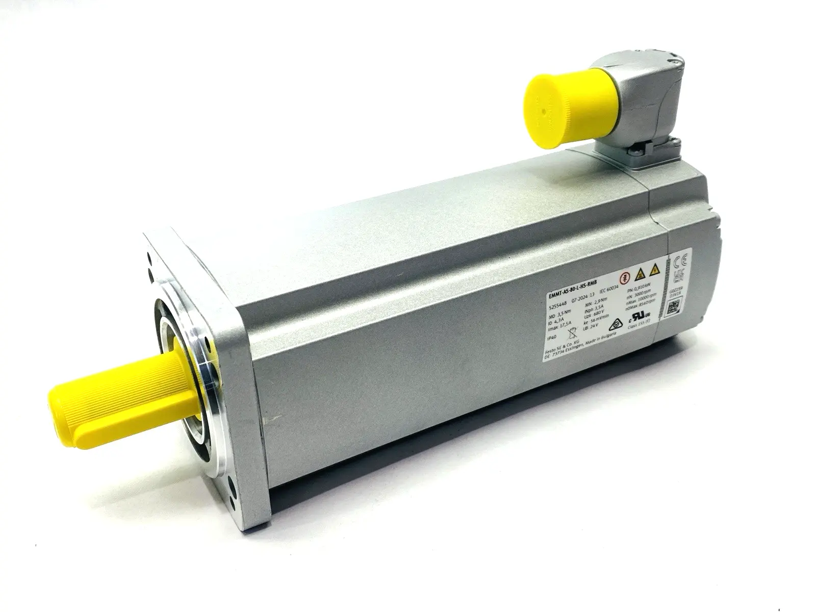 New | in-Stock Festo Servo Motor 3.5Nm Stall, 910W, 680V, 8540rpm, 5255448 Servo Motors Michigan US | Maverick Industrial Sales #1389121