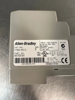 Used Allen-Bradley 1794-PS13 PLC Power Supplies | Palmetto Automation #1156517
