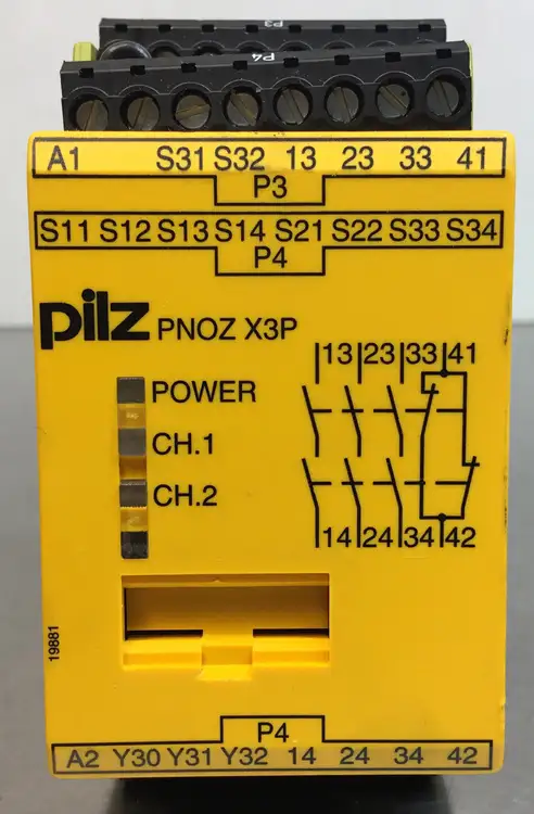 Used Pilz PNOZ X3P Relays & Switches | Palmetto Automation #1156174