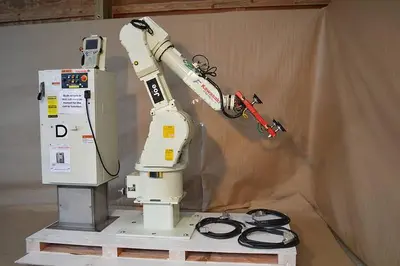 used Kawasaki robot FS 030L with "D+" (D Plus) controller