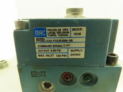 PPC5C-AGA-FGCB-BBA-B0 Pneumatic Pressure Control Proportioning Regulator Valve