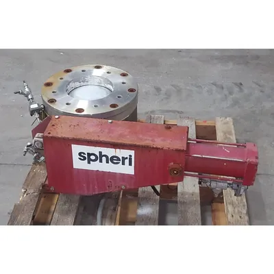 Used 8" Clyde Bergemann Pneumatics Spheri Dome Spherical Valve