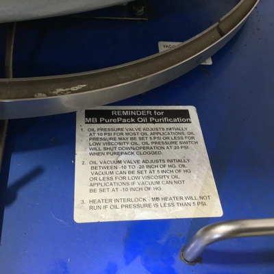 Oilpure Technologies AST-50 Portable Oil Recycling Machine
