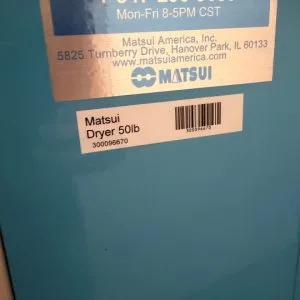 Used 2014 MATSUI MJ5I-350-U Dryers Massachusetts US | Hunter Plastics #1278835