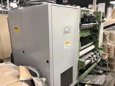 USED 2006 SANDEN 5 COLOR 22” INSERT UV PRESS