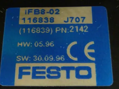 USED FESTO IFB8-02