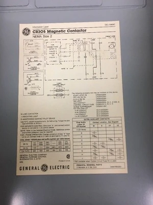 NEW GE CR305D102