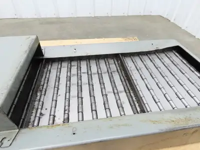 Hennig 8' 6" Chip Conveyor 16"W x 64" Infeed 19"H Discharge 230/460V 3PH
