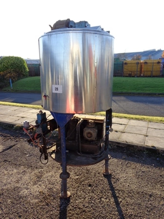 Used GIUSTI 710 Litre Stainless Steel Tanks New Jersey US | Perry Equipment #120766