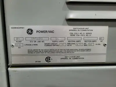 USED GENERAL ELECTRIC 0197A1313