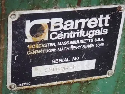 Barrett Spintech 301-E chip wringer.