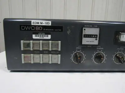 Mitsubishi DWC-80 Wire EDM Machine Set Up Control Panel HMI