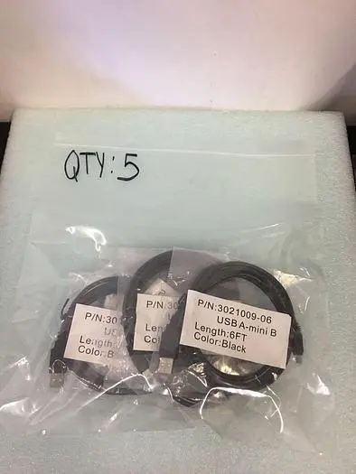 3021009-06 USB A- MINI B 6FT QTY 5