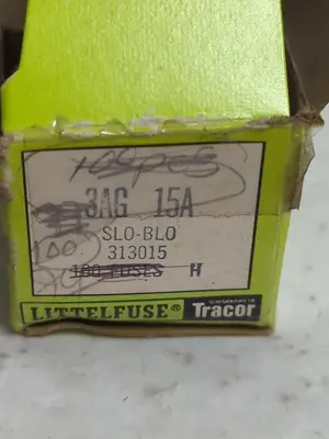 New | in-Stock LITTELFUSE 3AG 15A Miscellaneous Equipment (Electrical & Power) | Surplus Asset Holdings #1190100