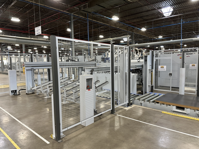 Homag CNC Angular Saw System w/ Automatic Loading & Unloading