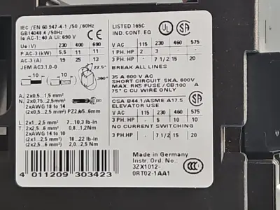 Siemens 3RT1926-1B00 w/ 3RH1921-1HA22 Contactor Loc4E44