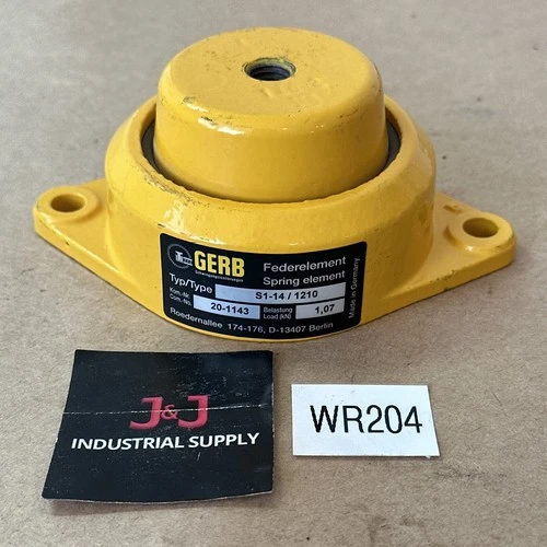 Used GERB Schwingunsisolierungen S1-14/1210 Miscellaneous MRO Indiana US | J&J Industrial Supply #1071945