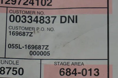 NEW FISHER 1N129724102 ADJUSTING SCREW 169687Z